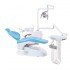 KLT-6210 dental chair (various colors) - Colors: medium blue - Reference: KLT-6210 P1 Middle Blue